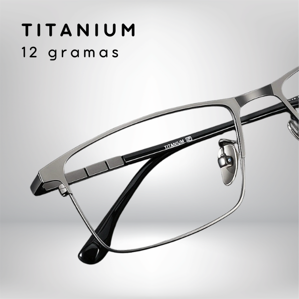 Óculos de Grau Apollo - Masculino - Titanium 12g + Lentes