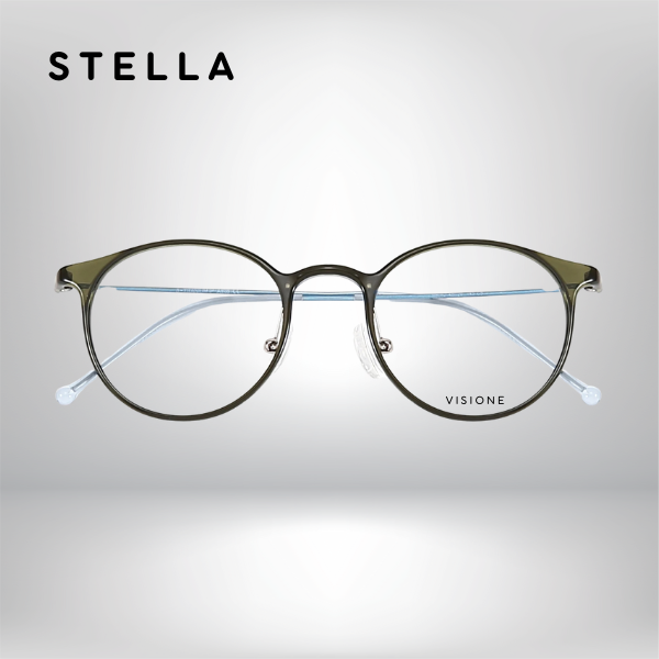 Óculos de Grau Stella - Feminino - Titanium 6g + R90 + Lentes