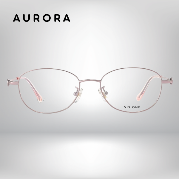 Óculos de Grau Aurora - Feminino - Titanium 9g + Lentes