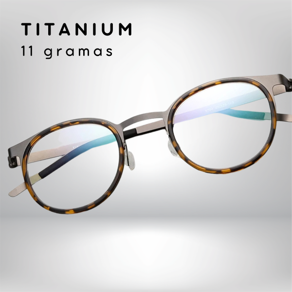 Óculos de Grau Valentina -  Feminino - Titanium 11g + Lentes